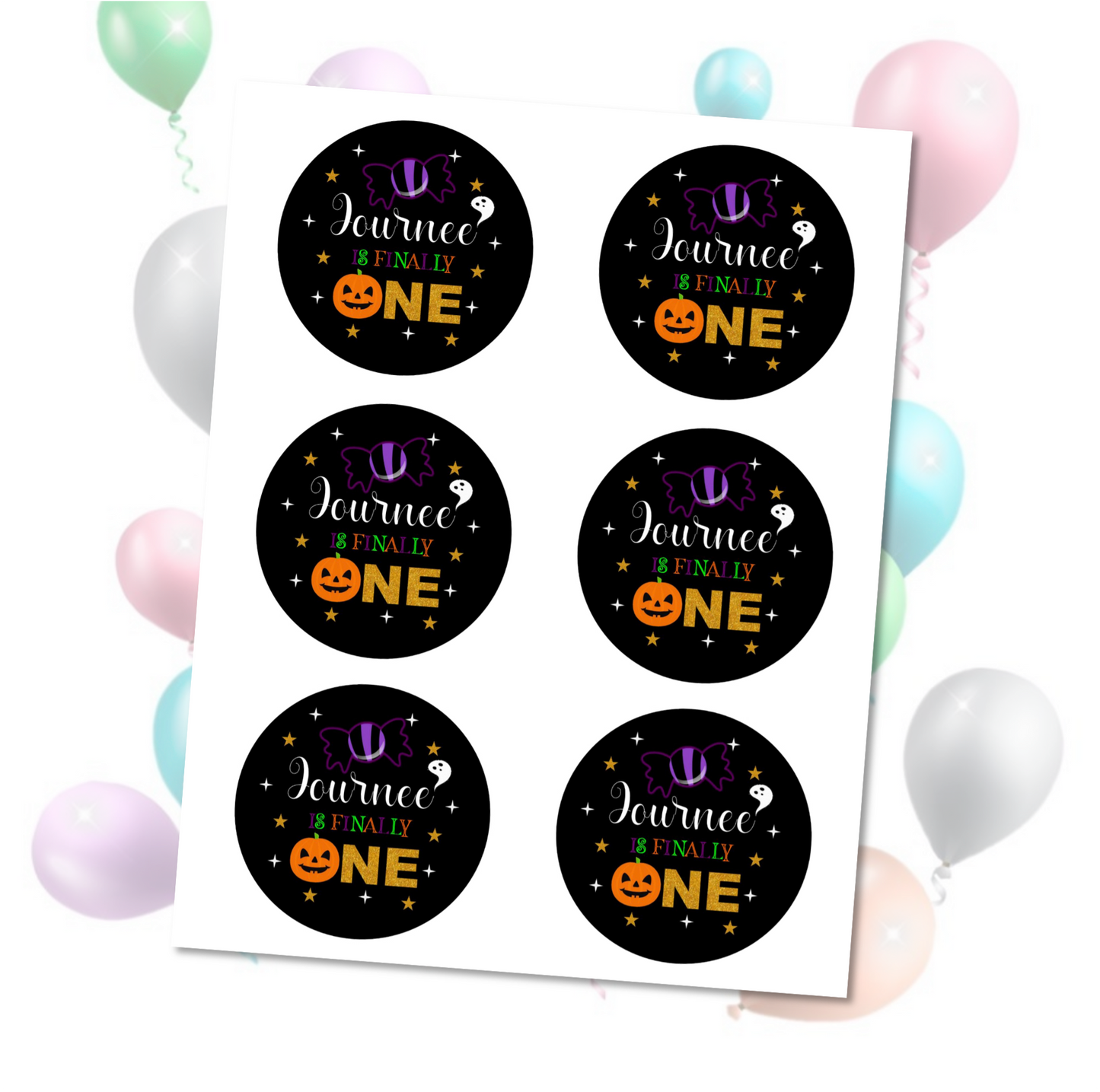 1 Dozen 3 Inch Labels