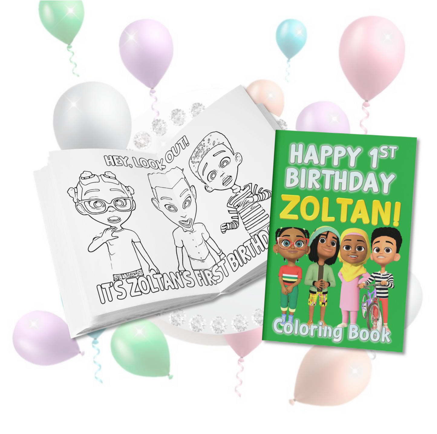 1 Dozen Coloring Books